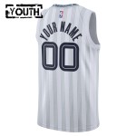 Maillot NBA Memphis Grizzlies Personnalisable Nike 2025-26 City Edition Gris Swingman - Enfant